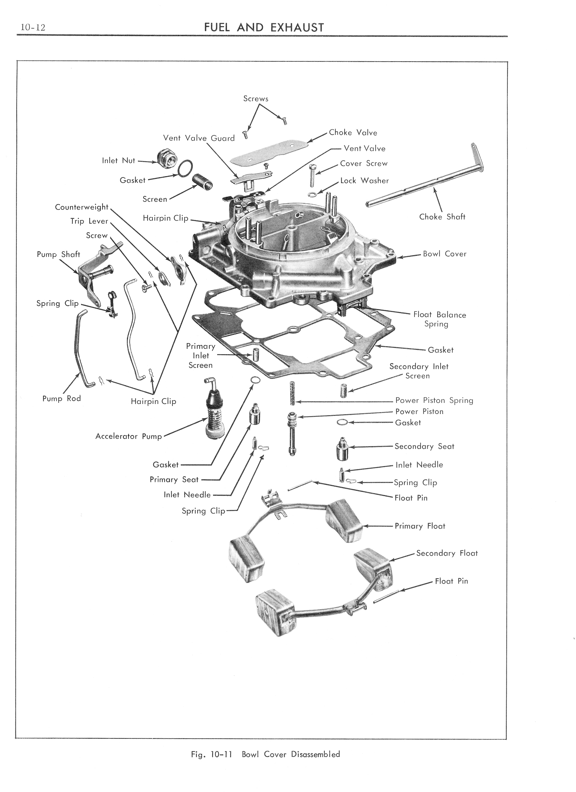 1962 Cadillac Shop Manual Fuel and Exhaust Page 12 of 32
